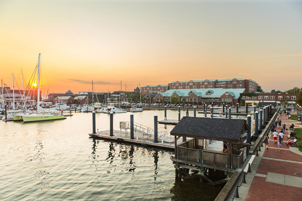 Exterior Harbor Sunset